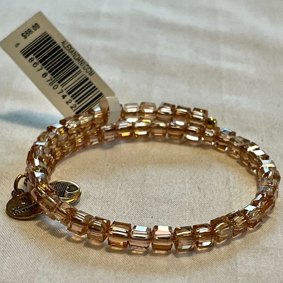 Alex and Ani Beaded Blush Wrap Bracelet - Picture 2 of 4